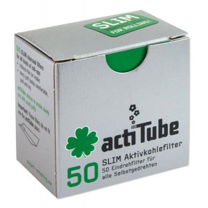 ActiTube Charcoal Filters Slim 7mm 50st