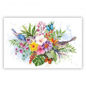 Bloemen En Vogels W8-637