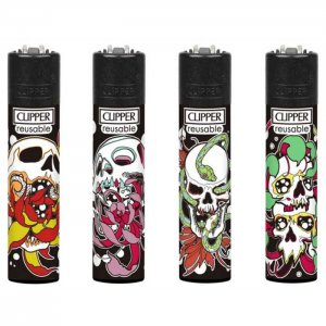 Clipper - Skulls & Flowers