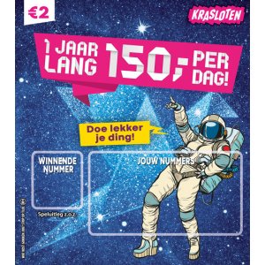 Kraslot - 1 Jaar Lang 150 EUR