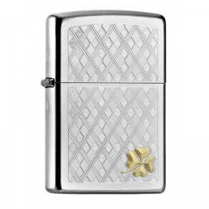 Zippo - This Stunning Four Leaf Clover